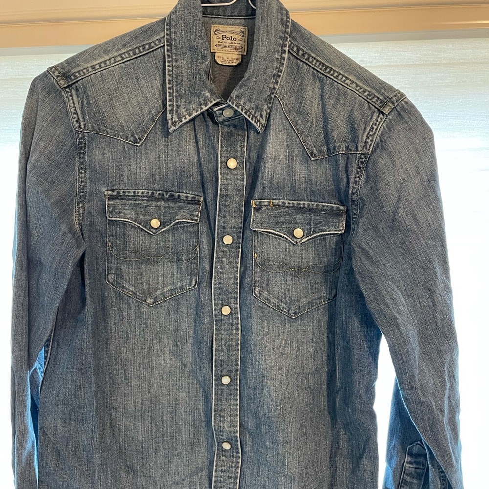 Youth 14/16 Ralph Lauren Polo Denim Shirt